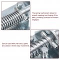Uxcell Barrel Bolt Latch 2pcs 10x135mm Carbon Steel Galvanized Spring Loaded Gate Pin Sliding Door Lock For Trailer Doors