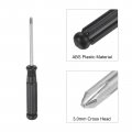 Uxcell Mini Phillips Screwdriver 3 0mm Cross Head With Black Handle For Small Appliances 5 Pcs