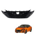 Front Bumper Upper Grille Replacement For Sentra Sr 2024 2025 Black Plastic 62310-6ly2a