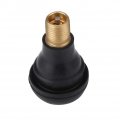 Fydun 10pcs Tr412 Tire Valve Stem Brass Snap In Tyre Rubber Short Black For Tubeless 6 5mm Rim Holes On Standard Vehicle Tires