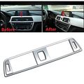 Steel Interior Central Air Vent Outlet Cover Trim For Bmw 3 Series 2013-2015