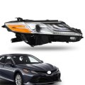 Passenger Side Headlight Assembly Replacement For Toyota Camry Xle Xse 2018-2020 Headlights W Drl Projector Clear 8111006d70