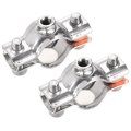 Wall Ceiling Mount Pipe Supports 304 Stainless Steel Adjustable Bracket Clamp For 25-28mm 2pcs 