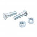 Uxcell 2pcs M10x1 25 Motorcycle Kickstand Hex Head Screw Bolt With Nut For Honda Cg125 Wy125
