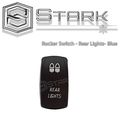 Stark Laser Etched Led Rocker Switch Dual Light 20a 12v On Off 5pin Blue Rear Lights B Design 