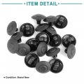 Acropix Hood Insulation Pad Clip Retainer Fastener Rivet Fit For Mercedes-benz C230 Pack Of 20 Black