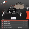 A-premium Front Ceramic Disc Brake Pads Set Compatible With Audi A4 2017-2019 Allroad 2020-2023 Quattro 2016-2021 Q5 2018-2019