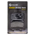 Niche Brake Pad Set For Harley-davidson Tour Glide Electra Road King Polaris Trail Indy 500 Rear Organic