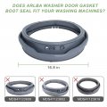 Mds47123605 Washer Door Gasket Boot Seal Compatible With Lg Kenmore Wm3470hva Wm3770hwa Wm3370hwa Wm3570hwa Wm3575cw Replace