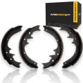Brake Shoes For Mazda B2300 2001 To 2009 Front Parking Standard Style Black Alx-pau-df-1901-0705-00-cla3