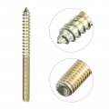 Uxcell M6x80mm Hanger Bolts 120pcs Double Ended Thread Dowel Screws For Wood Furniture Connecting