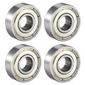 608zz Deep Groove Ball Bearing Double Shield 8mm X 22mm 7mm High Carbon Steel Z1 Bearings 4pcs 
