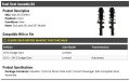 Front Strut And Coil Spring Assembly Kit 2 Piece For 2013-2016 Dodge Dart Limited Excludes Se Sxt Models