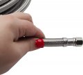 Supplying Demand 04-90220ss-lf 20 Foot Stainless Steel Braided Water Line For Refrigerator Ice Maker