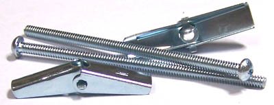 5 16 X 6 Toggle Bolts Combo Drive Round Head Steel Zinc 25 Pc Carton