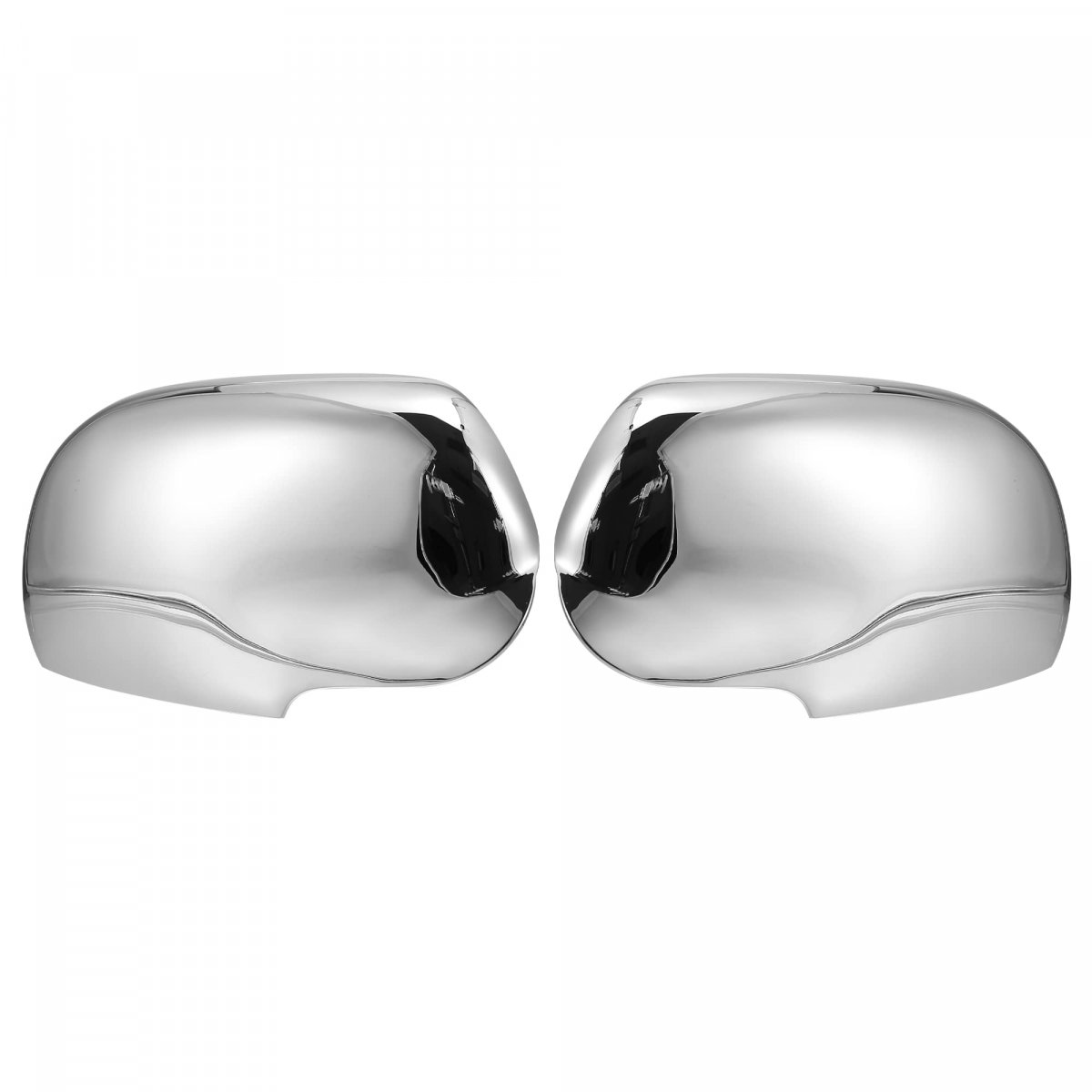 Pair Car Exterior Chrome Plated Power Full Mirror Cover Cap For Chevrolet Trailblazer Gmc Envoy 2002-2009 Buick Rainier