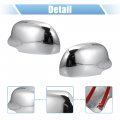 Pair Car Exterior Chrome Plated Power Full Mirror Cover Cap For Chevrolet Trailblazer Gmc Envoy 2002-2009 Buick Rainier