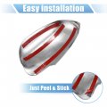 Pair Car Exterior Chrome Plated Power Full Mirror Cover Cap For Chevrolet Trailblazer Gmc Envoy 2002-2009 Buick Rainier
