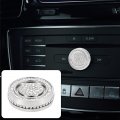 X Autohaux Car Bling Rhinestone Multimedia Volume Audio Knob Trim Interior Accessories Set For Mercedes Benz A B C E S Gla Glk