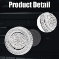 X Autohaux Car Bling Rhinestone Multimedia Volume Audio Knob Trim Interior Accessories Set For Mercedes Benz A B C E S Gla Glk