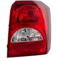 Tail Light Assembly Passenger Side For Dodge Caliber 2008 2009 2010 2011 2012 Clear And Red Lens Replacement Ch2801185 Or 
