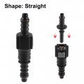X Autohaux 1 4 6 3mm Sae To 5 16 8mm Straight Car Fuel Line Hose Quick Release Connector Disconnect Nylon 2 Set
