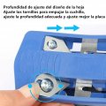 Edge Banding Trimmer Mini Blue Plastic Woodworking Veneer Manual Trimming Tool Hand Band Cutter For Wood Plywood Pvc