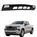 Black Front Bumper Lower Valance Skid Plate With Exhaust Hole Replacement For Silverado 1500 2022-2023 