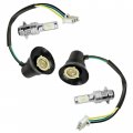 Caltric Left And Right Headlight Socket Cord Led Bulb Compatible With Yamaha Atv 4sh-84340-00-00