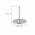 Uxcell Upholstery Nails Tacks 16mmx20mm Flat Head Furniture Silver Tone For Sofa Headboards 100 Pcs