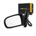 Power Door Mirror Driver Side For Oldsmobile Cutlass 1997 1998 1999 Non Heated Textured Black Replacement 22683153 Gm1320153