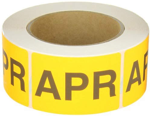 Tape Logic Pre-printed Months Of The Year Inventory Circle Label Legend Apr 2 Diameter Orange Dl6738
