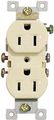 Ra Standard Duplex Receptacle 15amp Almond 