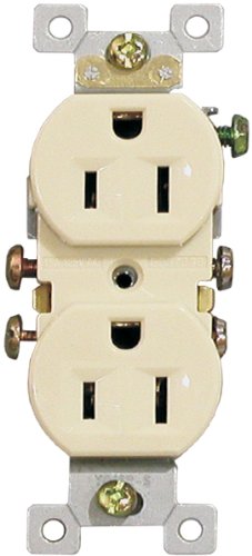 Ra Standard Duplex Receptacle 15amp Almond