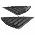 Hecasa Side Window Louvers Compatible With 2013-2018 Ford Fusion Mondeo Air Vent Scoop Shades Cover Blinds Trim Abs Plastic