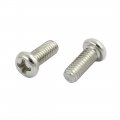 Uxcell 50pcs M4 X 9mm Stainless Steel Pan Head Phillips Machine Screws Bolts