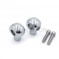 Httmt Gear Skull 25mm Handlebar Riser Compatible With H-d Dyna Sporster Cruiser Chopper Chrome