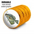 Crappie Fishing 6 Valve Stem Caps For Tire Rim Wheel Aluminum Yellow