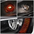 Auto Dynasty Black Housing Amber Corner Headlight Lamps Tool Kit Compatible With Vw Jetta Sedan Mk6 A6 11-17