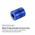 Uxcell 1pcs 10mm To 12mm Aluminum Alloy Shaft Coupling L30xd25 Flexible Coupler With Screws For Encoders And Motors Blue