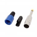 Uxcell 5 Pcs 1 4 Male Trs Connector Jack 6 3mm Guitar Mic Headphone