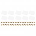 10pcs 90 Degree Plastic Corner Braces With Cover Cap 41x19x19mm Nylon Shelf Right Angle Brackets Screws For Cabinets Cupboards 