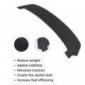 Aintier 1pc Abs Roof Spoiler Compatible For 2007-2011 Honda Cr-v Matte Black Rear Window Wing With 3rd Brake Light Trunk Tail