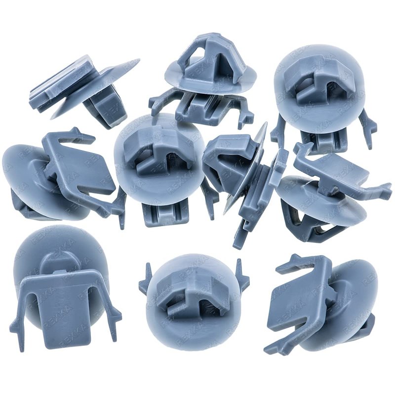 Rexka 10pcs Rocker Panel Moulding Clip For Nissan Murano 2003 On