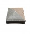 Jmsteel 1-1 4 X1-1 Square Cast Iron Pyramid Cap For Tubing 
