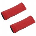 2pcs Universal Car Accessories Suede Door Handle Cover Soft Protector Red 
