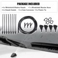 Uxcell 1 Set Windshield Washer Water Nozzle Spray No 86636fg051 For Subaru Outback 2 5l 5mt Sports Wagon 2008-2010