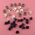 Beler 40pcs Car Body Panel Fender Fastener Kit Hex Bolt U-nut Clip Screw Fixed Fit For Bmw 1 3 5 6 7 8 Series