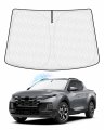 Kust Windshield Shade Custom Fit For Hyundai Santa Cruz 2022 2023 2024 Sun Front Visor Foldable Thicker 5-layer Block Heat And 