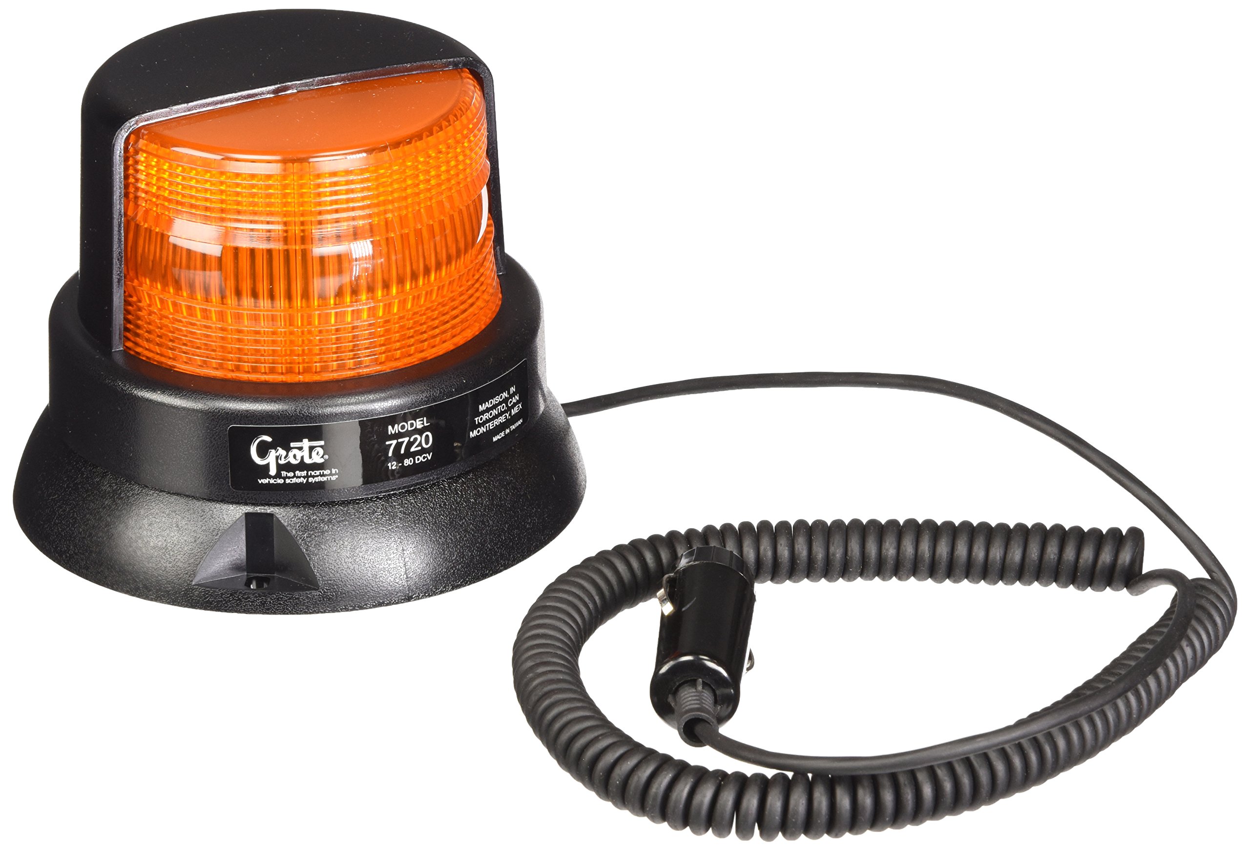 Grote 77203 Yellow Economy Material Handling Strobe